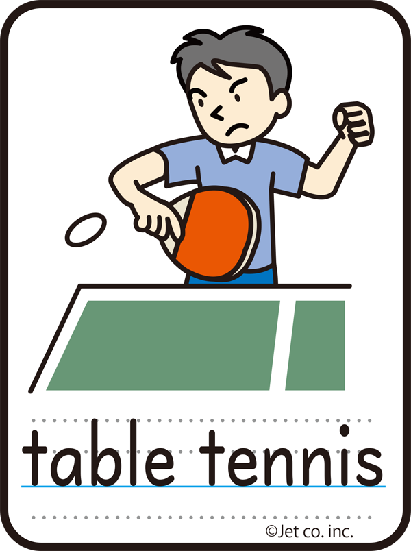 table tennis（卓球）